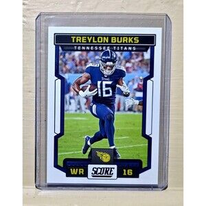 Treylon Burks 2023 Panini NFL #30 Score Football Card Tennessee Titans